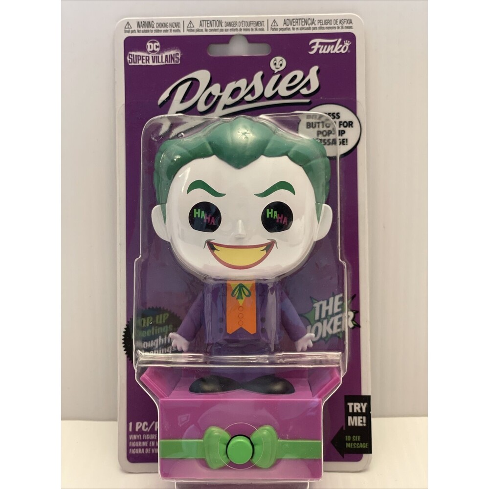 New Funko Popsies DC Super Villains The Joker Pop Up Greeting Figure 1st Series